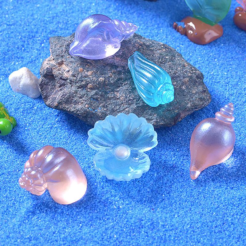 Мини-ракушки Conchtrees Микро-ландшафтный орнамент Пейзажные поделки из смолы Декоративные украшения для аквариума Украшения для аквариума