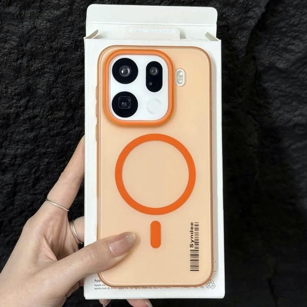 Официальный Candy PC Матовый Прозрачный Чехол Для Magsafe Для OPPO Find X9 X8 X7 Ultra Pro X8S Plus Магнитный Полупрозрачный Матовый Жесткий Чехол