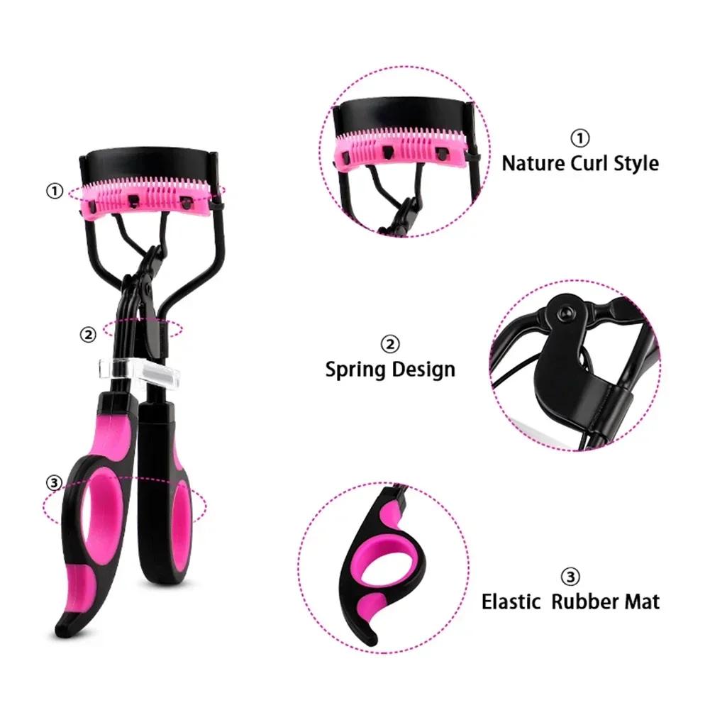 Eyelash Curler Women Professional Eyelashes Curling Tweezers Clips Long Lasting Eyes Makeup Beauty Cosmetic Makeup Accessories
