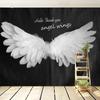 3D настенные обои абстрактный европейский ангел с белыми крыльями фото настенная живопись гостиная ТВ диван фон стена домашний декор