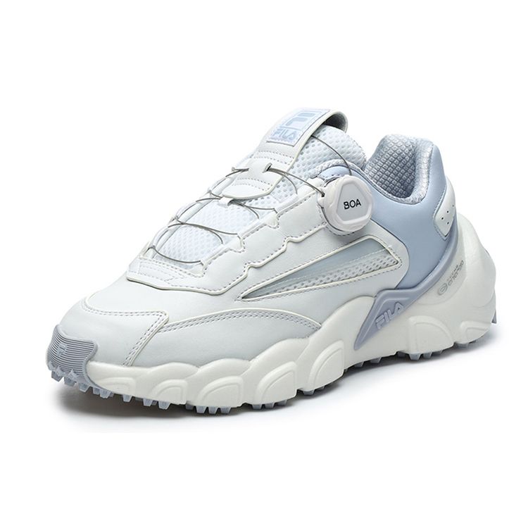 Fila Smasher GF Boa Удобные Универсальные Низкие Гольф-Кроссовки Женские кроссовки Белый Синий A12W132407FWB