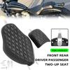 Для Harley Sportster XL 883 1200 Iron 883 04-18 Мотоцикл Ромбовидная прострочка Двухместное Переднее Водительское Заднее Пассажирское Подушка Сиденья
