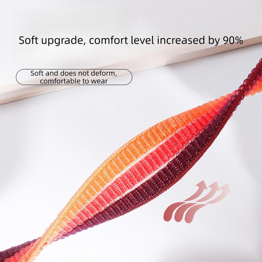 22-мм цветной нейлоновый ремешок-петля для Huawei Watch GT 6/5/5 Pro/4 46мм с застежкой на липучке