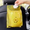 15/30Pcs Adhesive Car Trash Bag Disposable Car Interior Hanging Multi-Functional Clean Bag Small Plastic Bag Car Garbage Bin