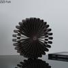 Creative Sunflower Geometric Circular Ornaments Abstract Crafts Desk Decoration Folding Circle Sculpture Room Aesthetic Decor