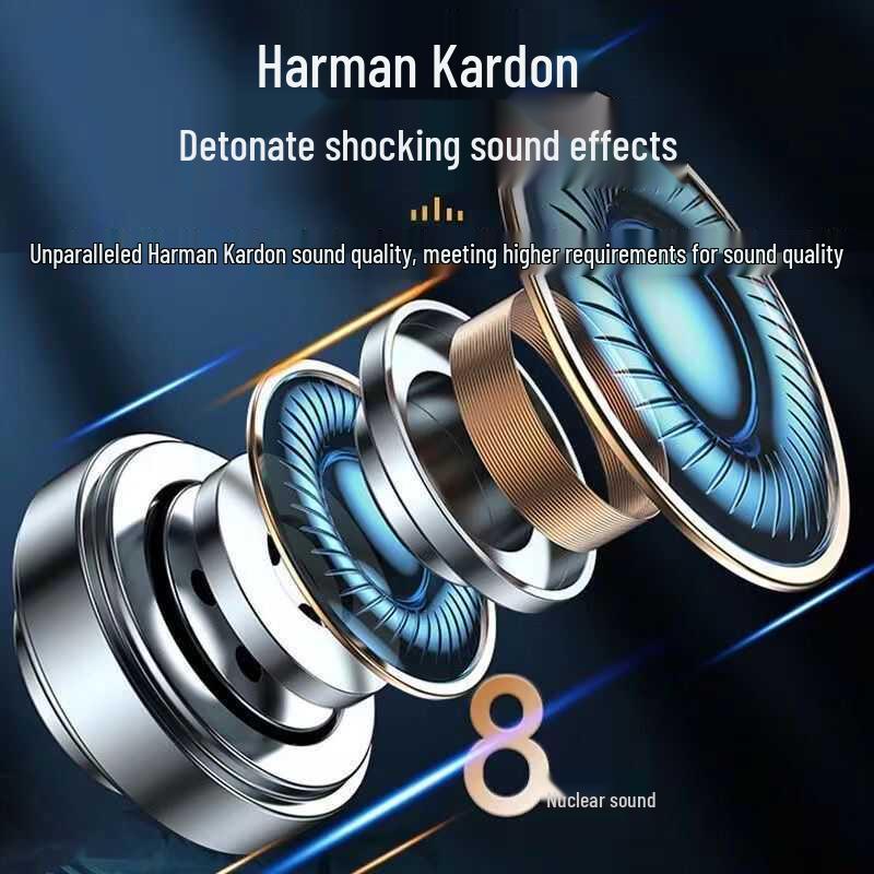 Универсальные беспроводные Bluetooth-наушники-вкладыши 2025 года с дисплеем и сверхдолгим временем ожидания