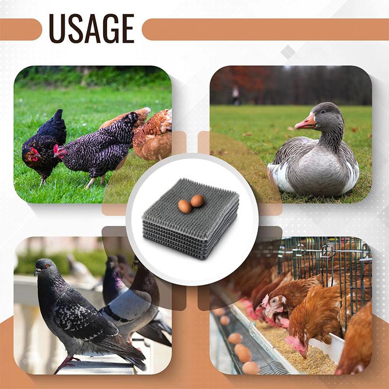 Chicken Nesting Box Pads  (6 PACK) | Washable Plastic Nesting Box Liners | Chicken Bedding, Nesting Pads, Chicken Laying Boxes