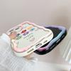 Cute Cartoon Pattern Cream Texture Casing Wavy Edge Soft Silicone Cover Phone Case for Huawei Honor Infinix Tecno iPhone