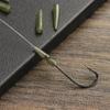 Rubber Anti Tangle Sleeve Tail Rubber Cone Connect with Fishing Hook Micro Carp Fishing Accessories