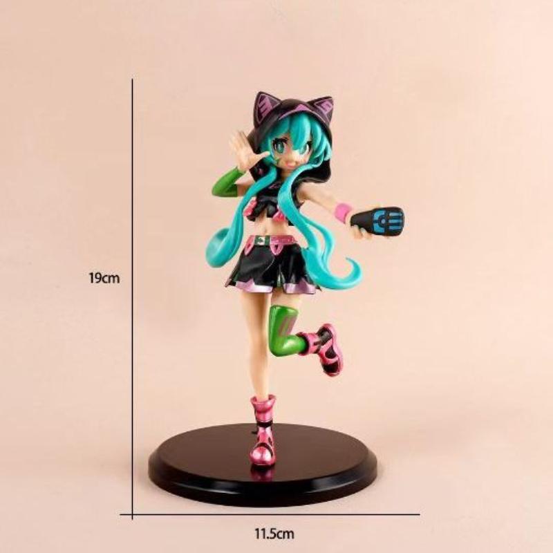 Hatsune Miku Figurine, Stage Hatsune Miku Figurine, Plush Toy, Decorative Anime Model