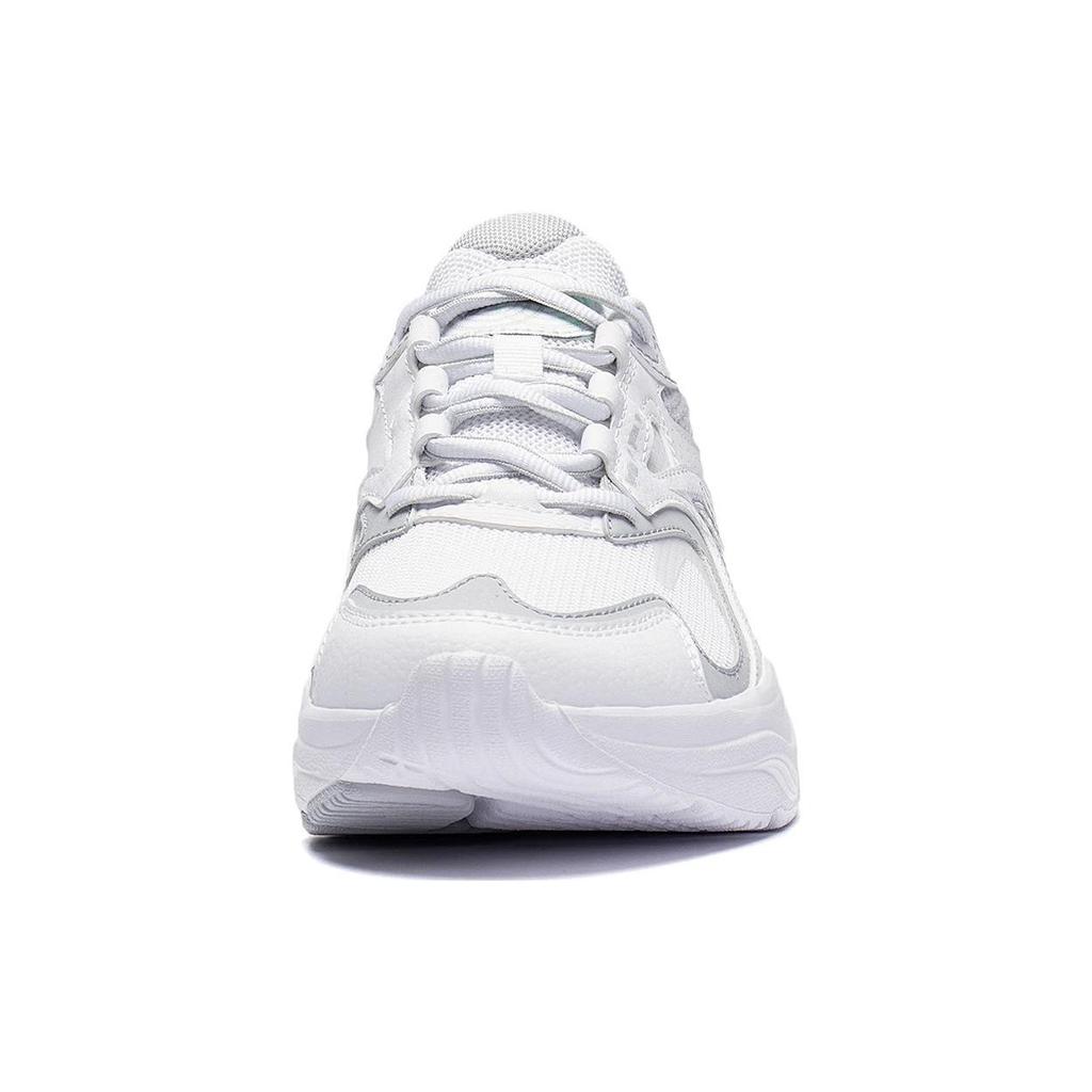 Li-Ning Meteor Non-Slip Shock Absorbing Durable Low-Top Running Shoes Women Sneakers White Gray ARXT010-2