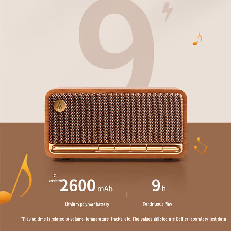 Edifier M230 Высококачественная ретро Bluetooth портативная деревянная колонка CN вилка (адаптер в комплекте) (Китайская версия)