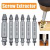 Набор из 6 предметов для извлечения поврежденных винтов, двусторонние съемники, ручной инструмент с футляром