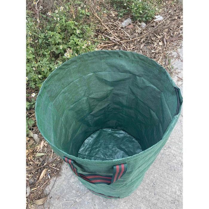 Садовые мешки - Набор из 3 штук - 160 л - Самостоятельно стоящие - Складные - Для зеленых отходов