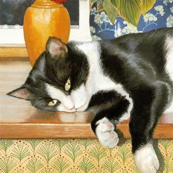 5d алмазная живопись кошка DIY мозаика цветок полная круглая/квадратная Алмазная вышивка животное ремесленный декор для дома