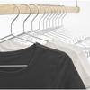 MAO DOU Aluminum Clothes Hangers, Silver, 20-Piece Set, Heavy-Duty, Non-Slip, Rust-Resistant, Bend-Resistant, Slim Design