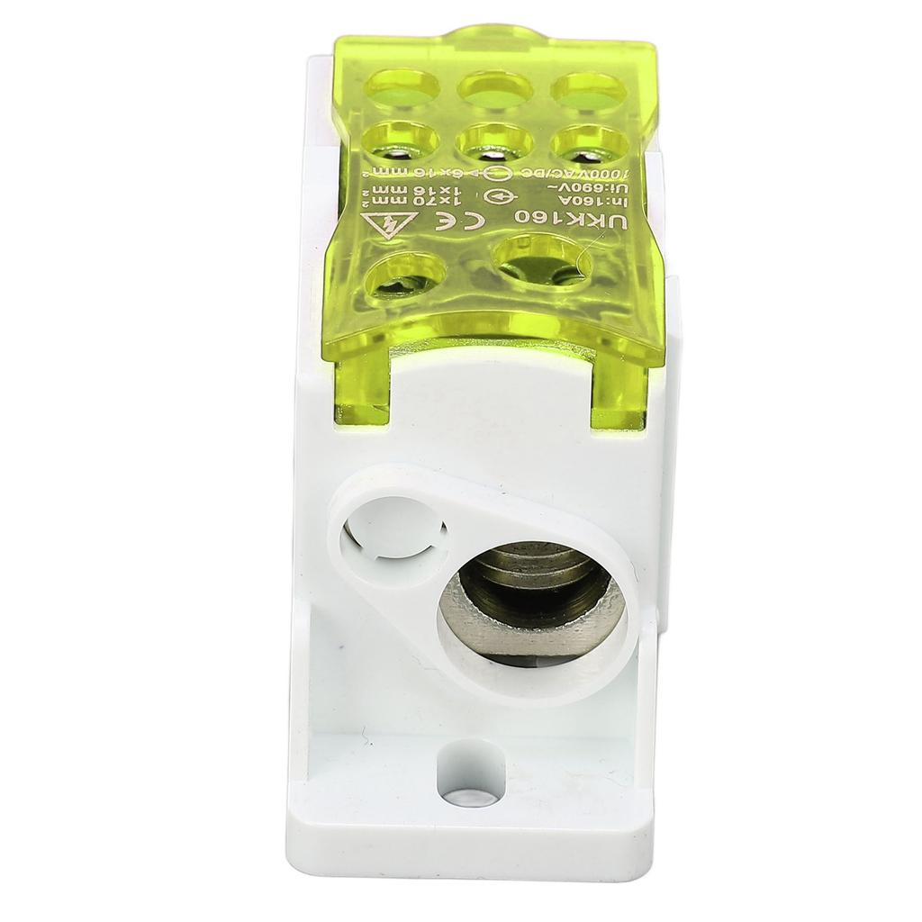 Terminal Distribution Box 690V 160A DIN Rail Terminal Block Power Junction Box for Electricity