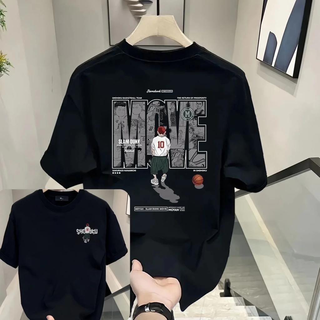 Summer fashion top: Loose neutral pure cotton American T-shirt daily wear for couples short-sleeved men pure cotton 2025