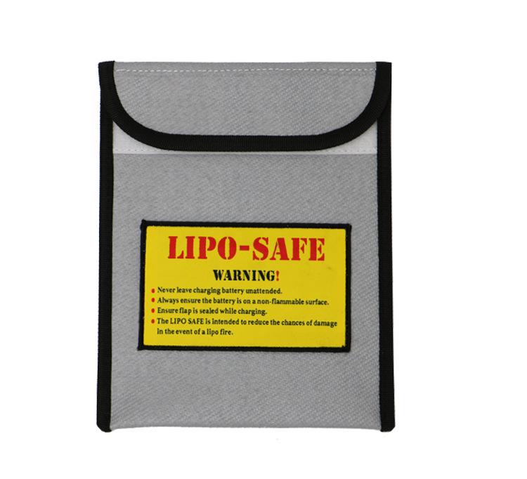 Large High-Temperature Resistant Explosion-Proof Bag for Model Aircraft Lithium Batteries - 230x300mm