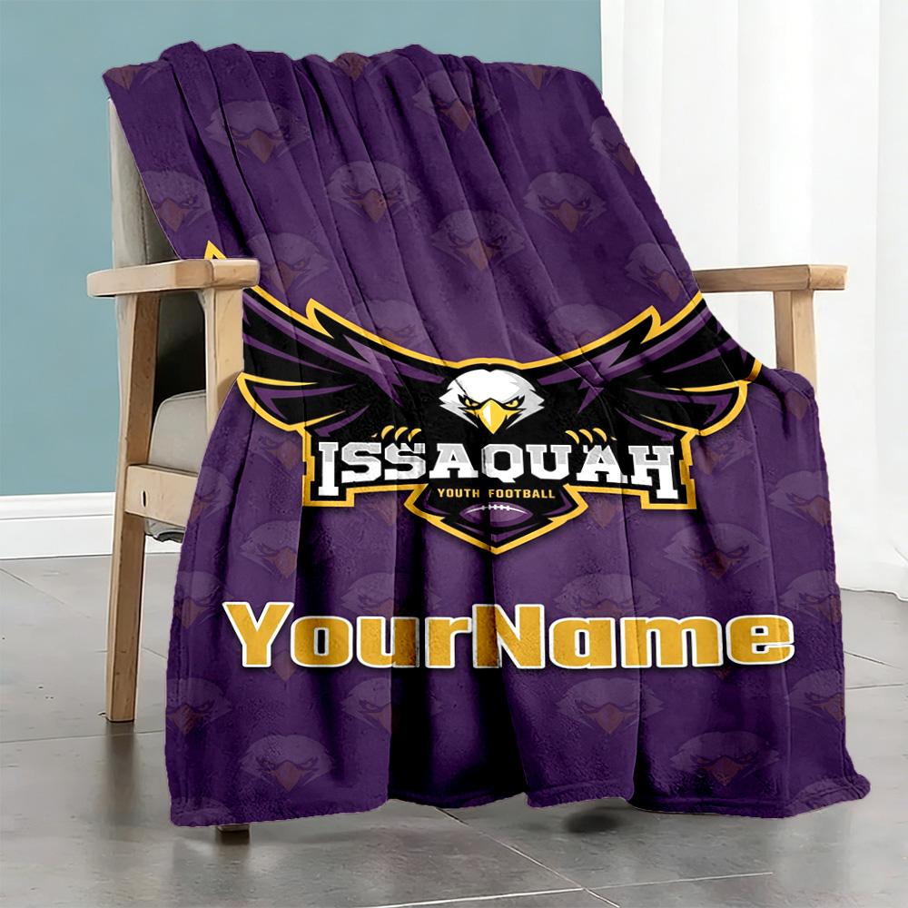 Philadelphia Eagles Personalized Name Blanket Multipurpose Customizable Blanket Comfortable Great For Office Living Room Livingroom Picnics