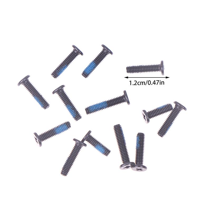 12Pcs For TUF Gaming A15 FA507 FX507 FA507RF FA507RW FA507RM FA507RR FA507RC 1.2cm Laptop Lower Bottom Base Cover Case Screws