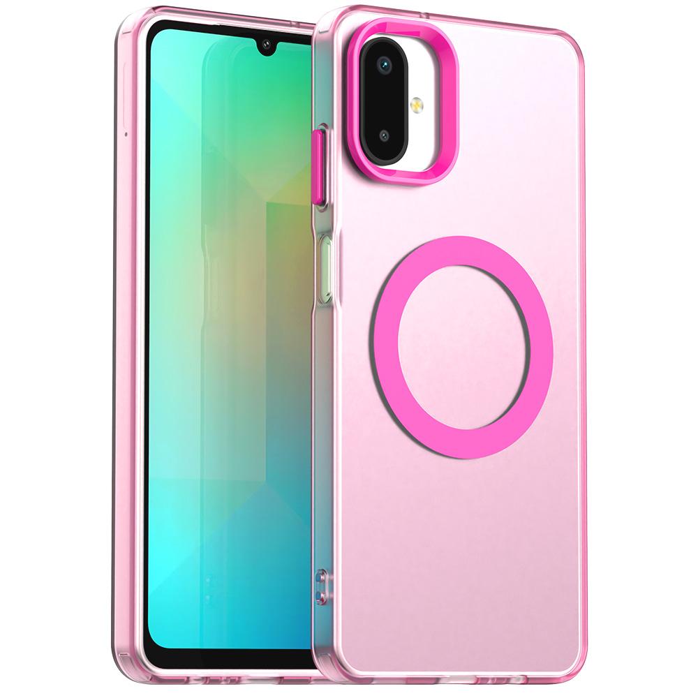 For Samsung Galaxy F06 5G/M06 5G Case Compatible with MagSafe Anti Drop Hybrid Phone Back Cover