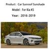 Car Sunshade For Kia K5 Optima JF MK4 2016~2019 Sunroof Shades Electrostatic Adsorption Visor Sun Protection Auto Accessories