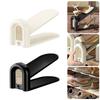 Rattan Weaving Shoes Rack Adjustable Shoes Organizer Portable Shoe Holder