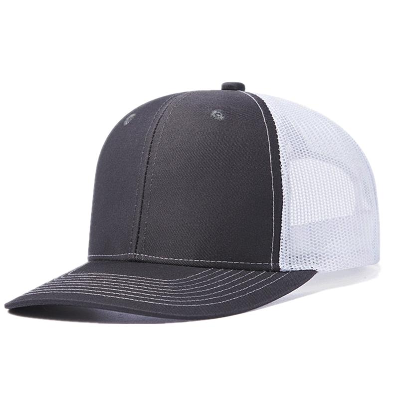 New Unisex Trucker Hat Slight Curved Style Baseball Cap Men Women Casual Breathable Summer Cap