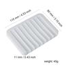 New Silicon Kitchen Bathroom Flexible Soap Dish Plate Holder Tray Soapbox
