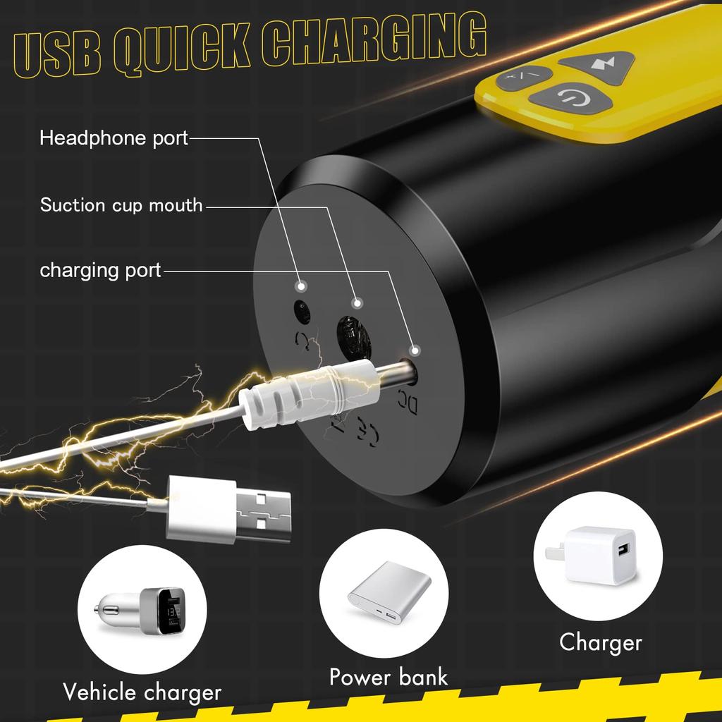 Automatic Male Masturbators Cup 7 Thrusting & Rotating Modes Penis Trainer 3D Vaginal Simulation Adult Sex Toy