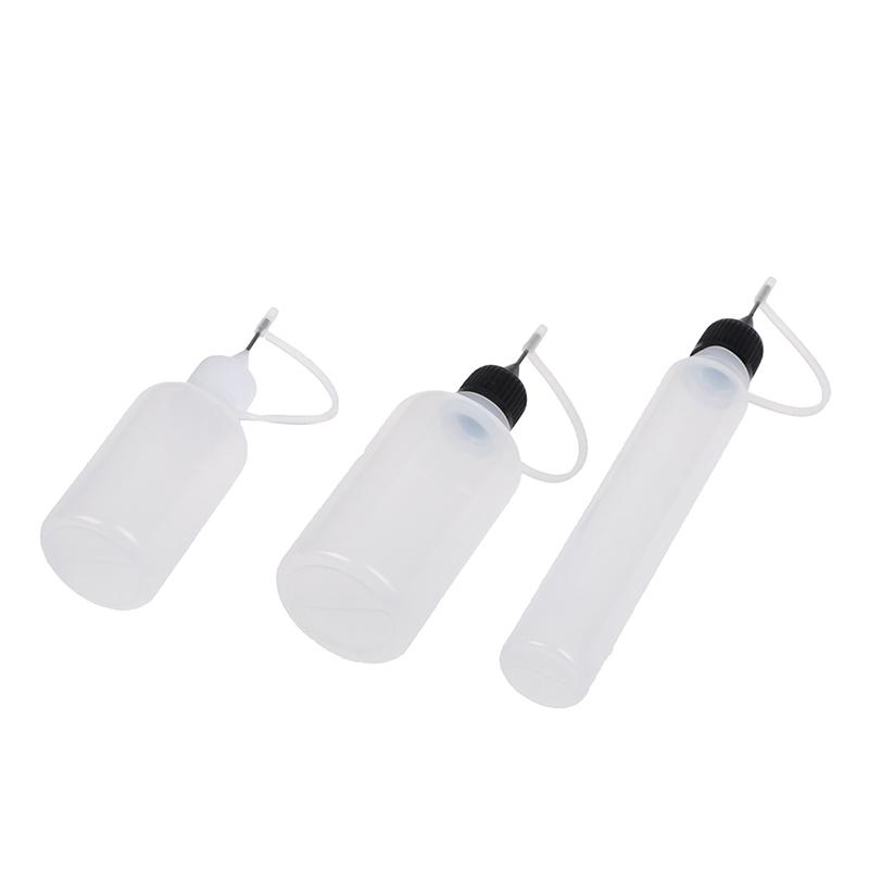 5Pcs 30Ml/50Ml Glue Applicator Needle Squeeze Bottle For Diy Quilling Paper Tool
