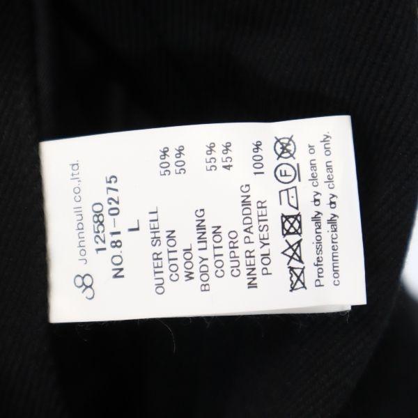 Неиспользованное пальто Johnbull без цвета L черное мужское б/у