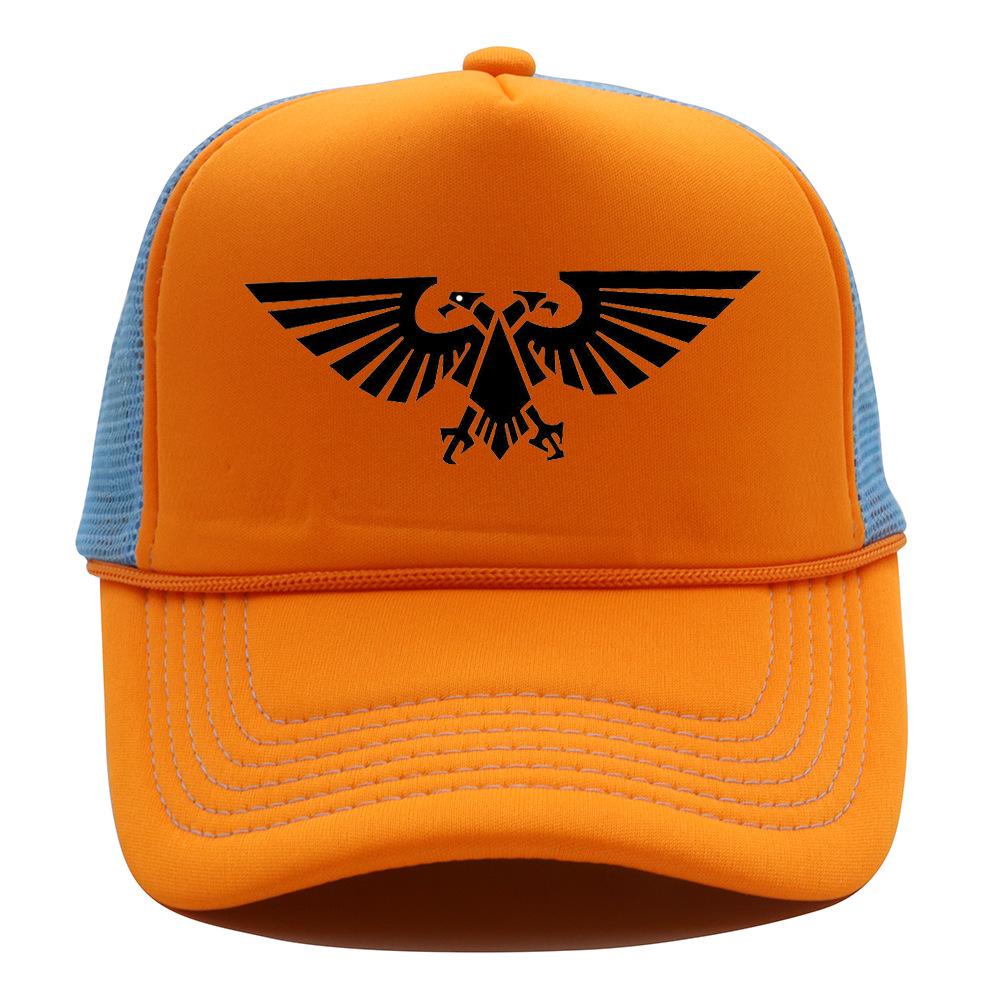 Curved-brimmed baseball cap Outdoor leisure breathable truck cap Spring and summer baseball cap Printed sunshade mesh truck cap