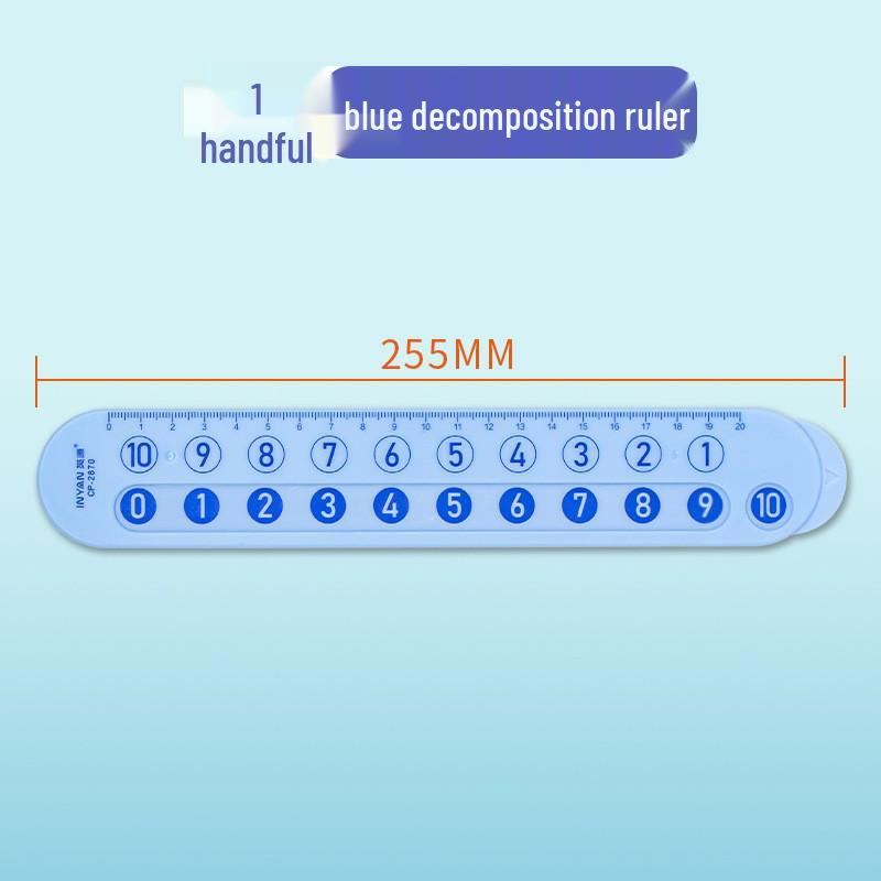 Математический набор Монтессори: Линейка с числами для детского сада и первого класса: Сложение и вычитание