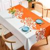 Waterproof and Oil Resistant PVC Table Cloth Ins Tea Rectangular Minimalist Floral Tablecloth