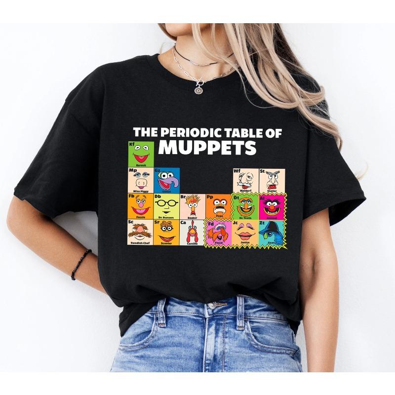 The Muppets Periodic Table of The Muppets Shirt Family Matching Shirt World Shirt land Trip Group Outfits