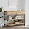 VidaXL Console Table with Drawers and Shelves Sonoma Oak 833404