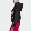 adidas Свитшоты Originals Женские Черные С Капюшоном Умеренный Обычный EC1874