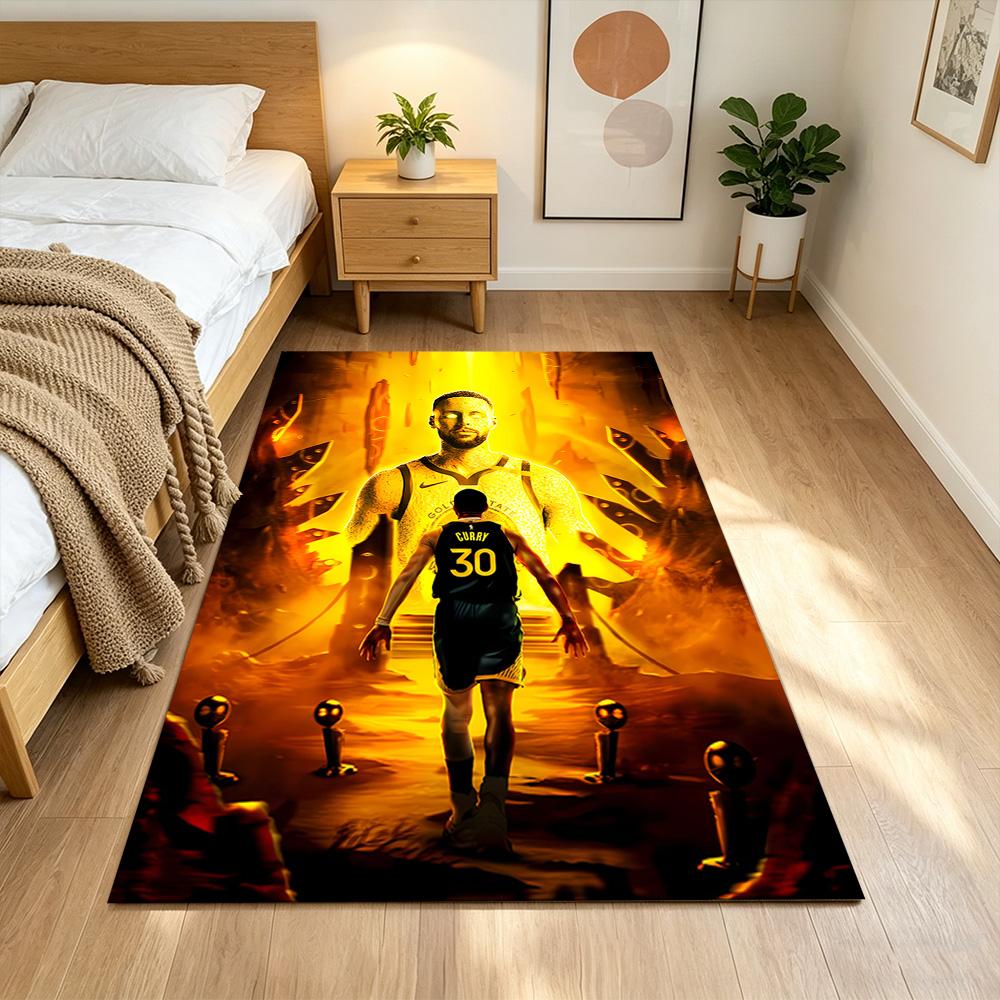Golden State Warriors Team Gaming Mouse Pad Keyboard Mat Ultra-Long Desk Mat Non-Slip Rubber Base Office Desk Accessory