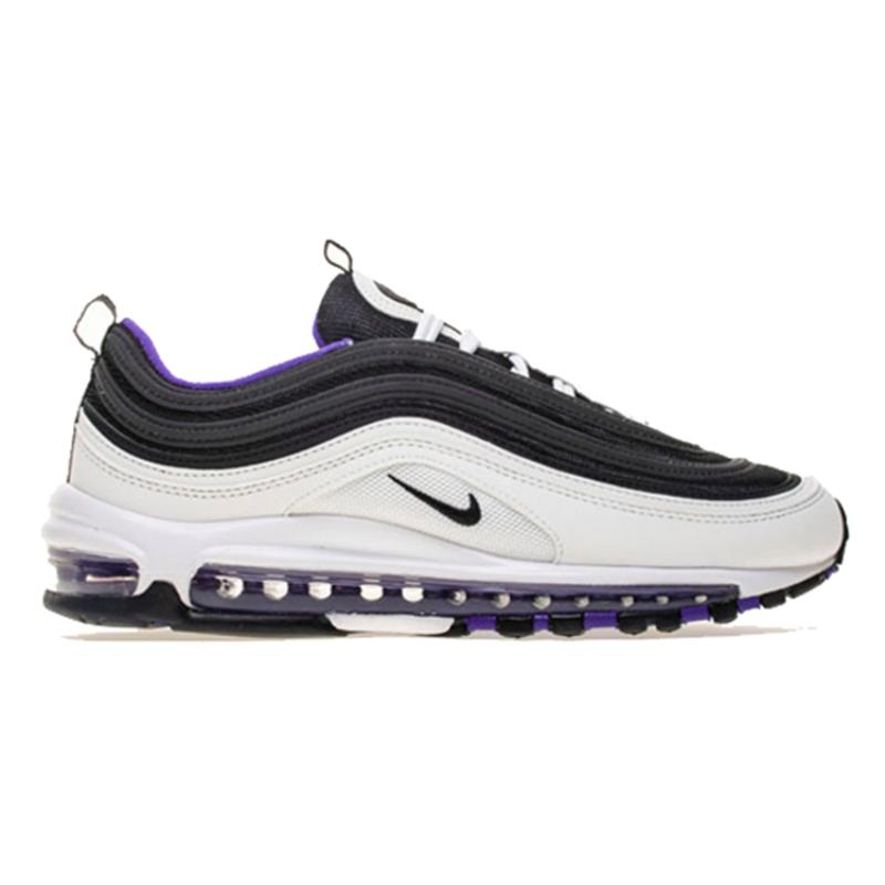 Nike Кроссовки Air Max 97 Белые Черные Персидский Фиолетовый GS 921522-102