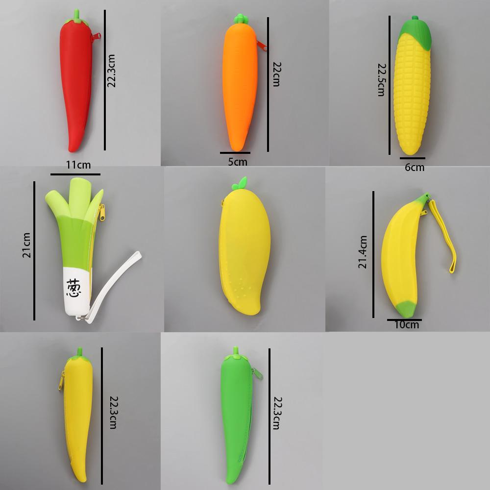 student cute capacity pencil bag pencil case stationery pag vegetables
