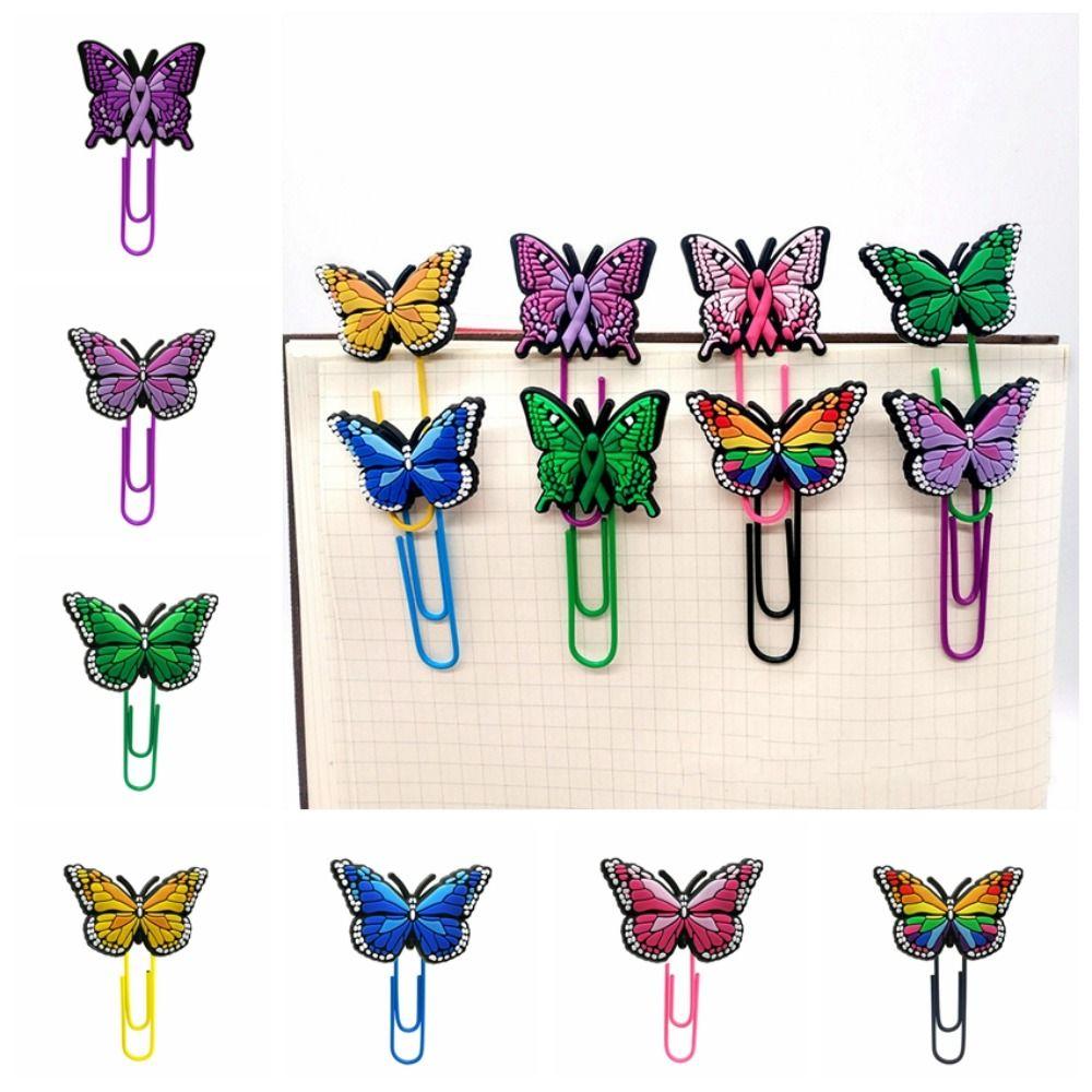 Scrapbooking Butterfly Book Clip Pagination Mark Creative Book Mark Journal Diary Decoration
