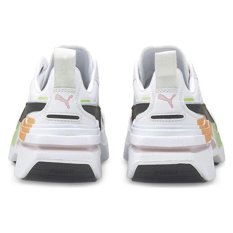 Puma Kosmo Rider MIS White Black Multi-Color Women Sneakers 384856-01