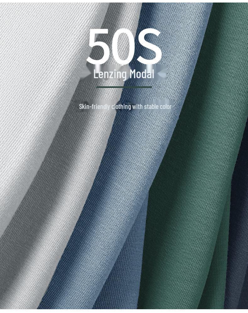 Мужские бесшовные антибактериальные трусы-боксеры из модала Graphene 5A - средняя талия, телесного цвета