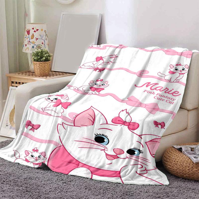 1pc Marie Printing Blanket - Soft, All-Season Throw for Living Room, Bedroom,Travel