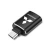 uldf10 1Pcs Car Usb Type C Cable Converter Charging Adapter Car for Mitsubishi Lancer Ralliart 10 9 EX Outlander 3 ASX Center Hub Cap