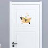Decoration Washroom Poster Woman & Man 3D Wall Stickers Mirror Surface Decal Toilet Entrance Sign