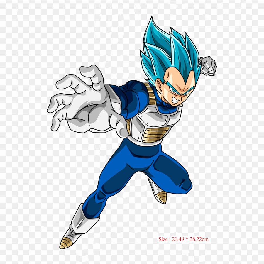 Нашивки для сумки для одежды, термонаклейки с утюгом на термонаклейках Dragon Ball Vegeta Black Vegeta Goku, моющиеся теплопередачи