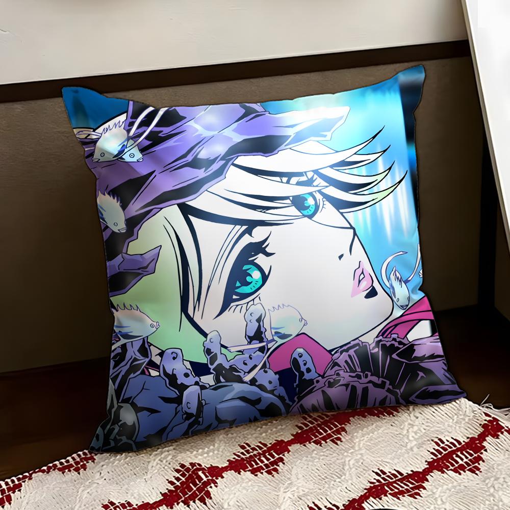 AnimeREDLINE Cushion Cover Reversible Soft Durable Pillow Cover Home Car MultiScene Use for Daily Comfort